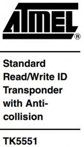 Atmel TK5551 Datasheet