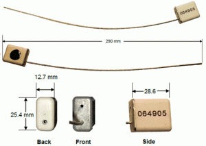 RFID Stainless Steel Tie Tag - 290mm Metal Mount 